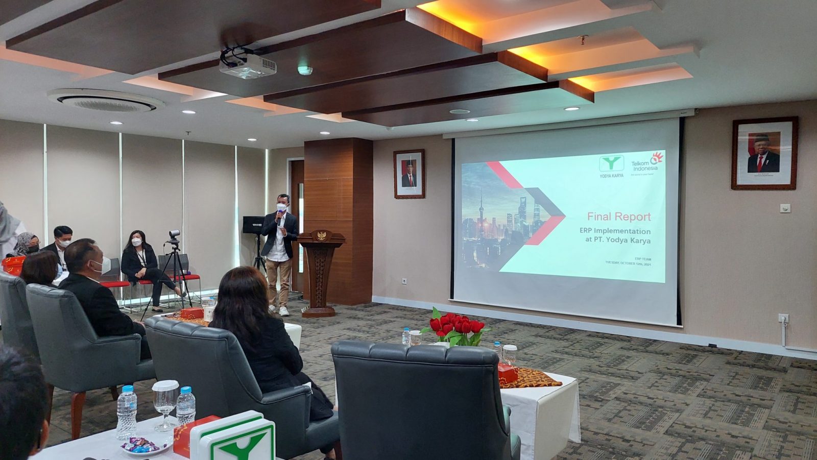 Presentation of the ERP Implementation Final Report at PT Yodya Karya (Persero)